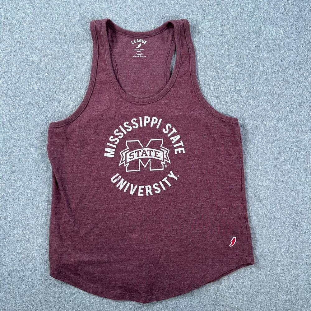 Mississippi State University Bulldogs League Racerback Tank Top Women's Large